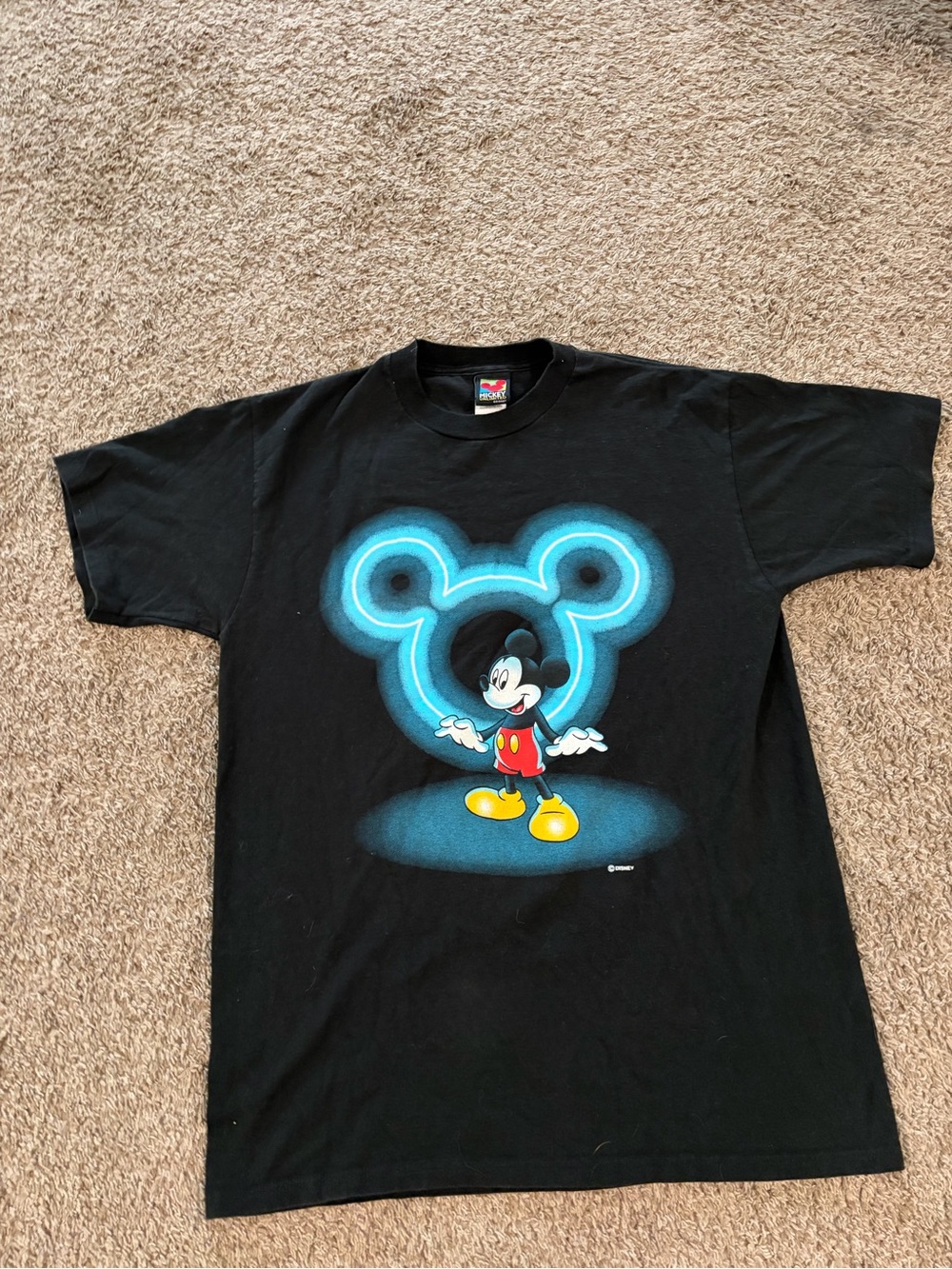 Vintage 90's Disney Mickey Unlimited T-Shirt Mickey Mouse Tee Size Large